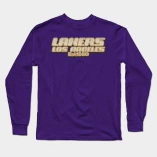 Los Angeles Lakers  / Old Style Vintage Long Sleeve T-Shirt